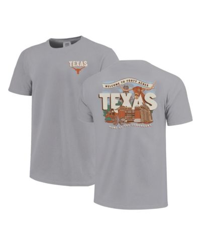 Image One Big Boys and Girls Gray Texas Longhorns Local Campus Scene T-Shirt