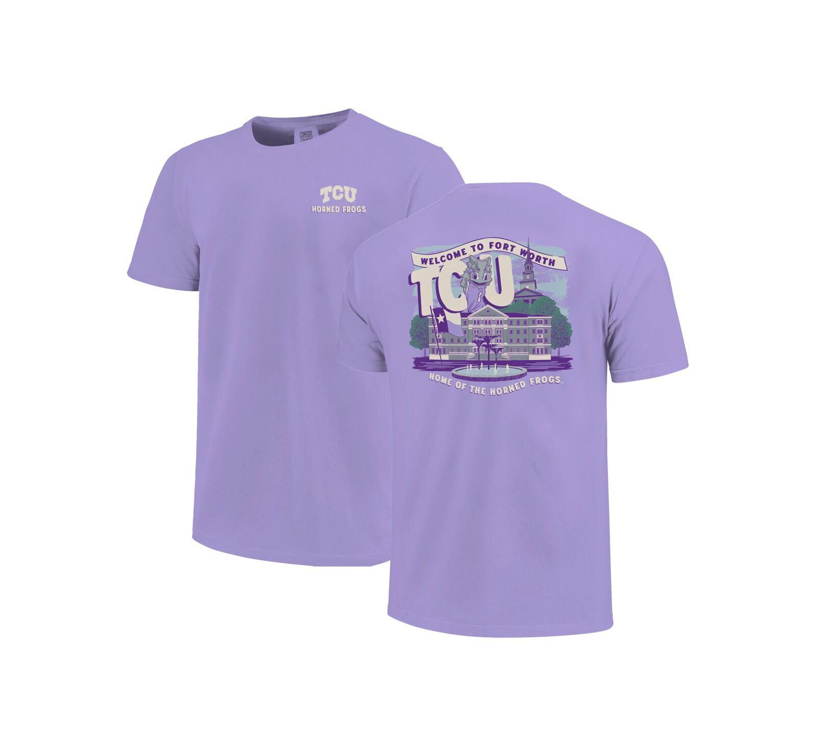 Image One футболка с принтом TCU Horned Frogs для мальчиков и девочек