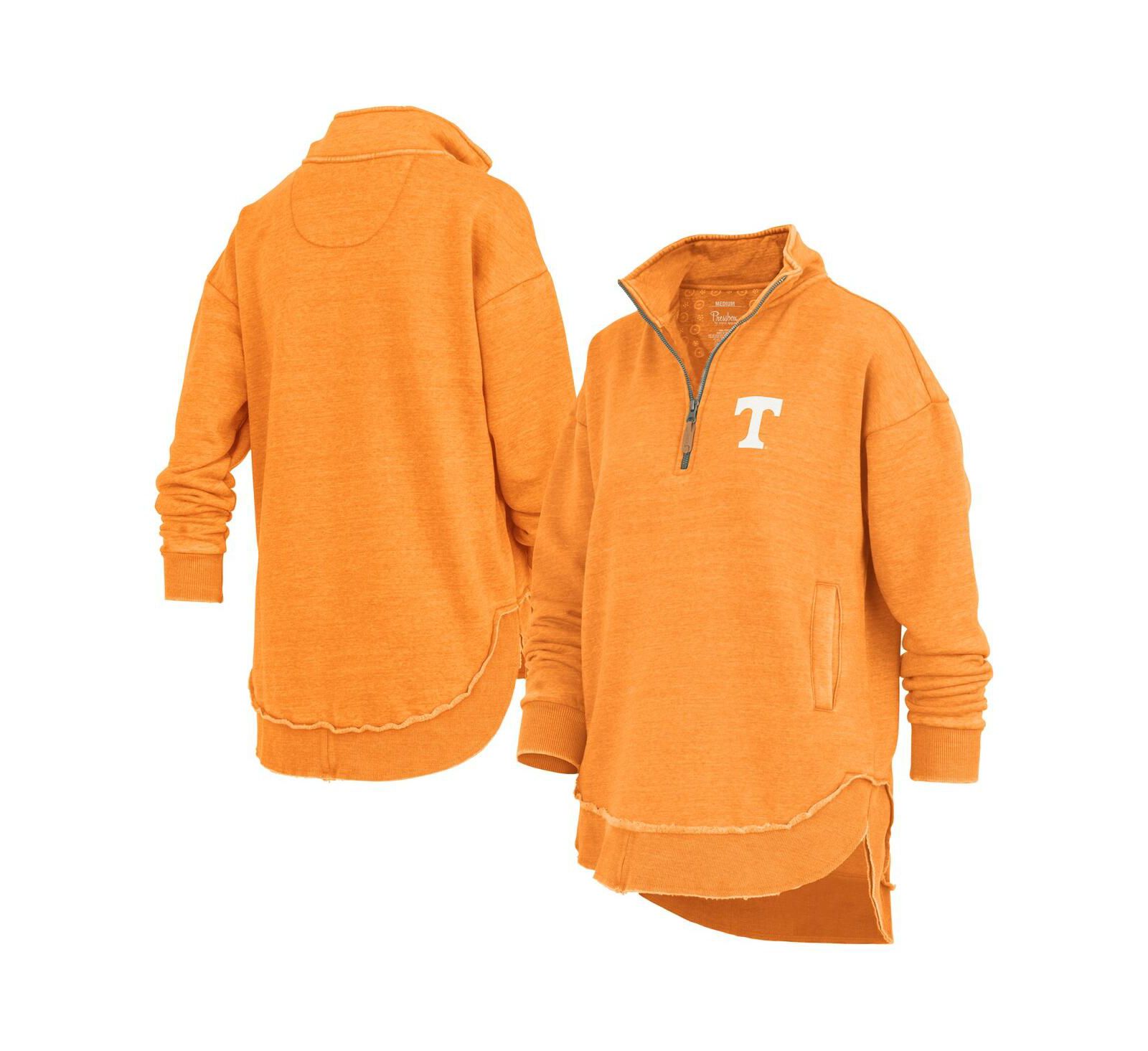 Женская толстовка Pressbox Tennessee Orange Tennessee Volunteers Northfork Sojourn пончо с молнией на четверть