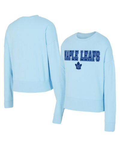 Concepts Sport Женская светло-голубая толстовка Toronto Maple Leaf's Tonal Pullover Tri-Blend