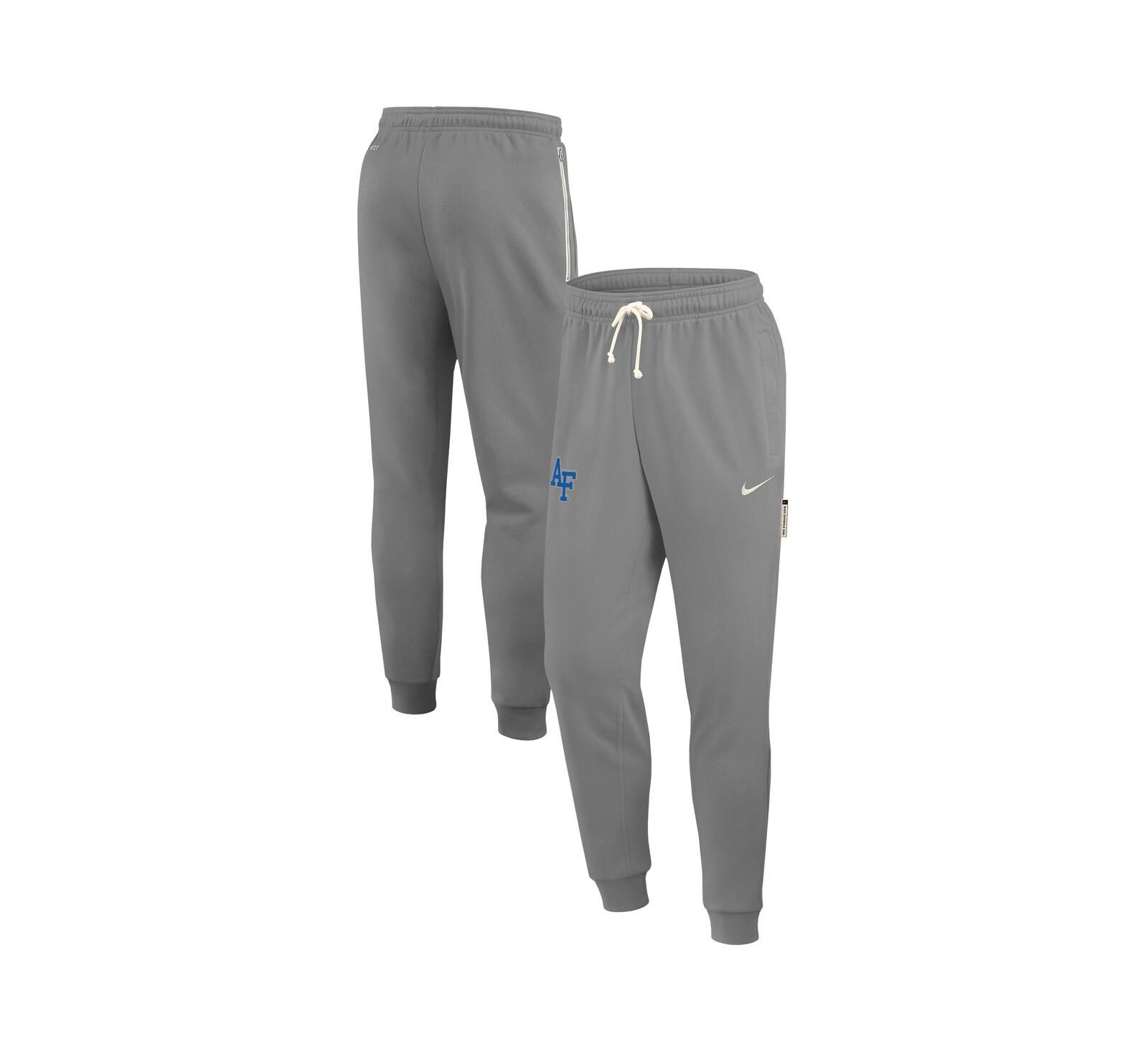 Nike Men's Heather Gray Air Force Falcons 2025 Sideline Performance Taper Pants