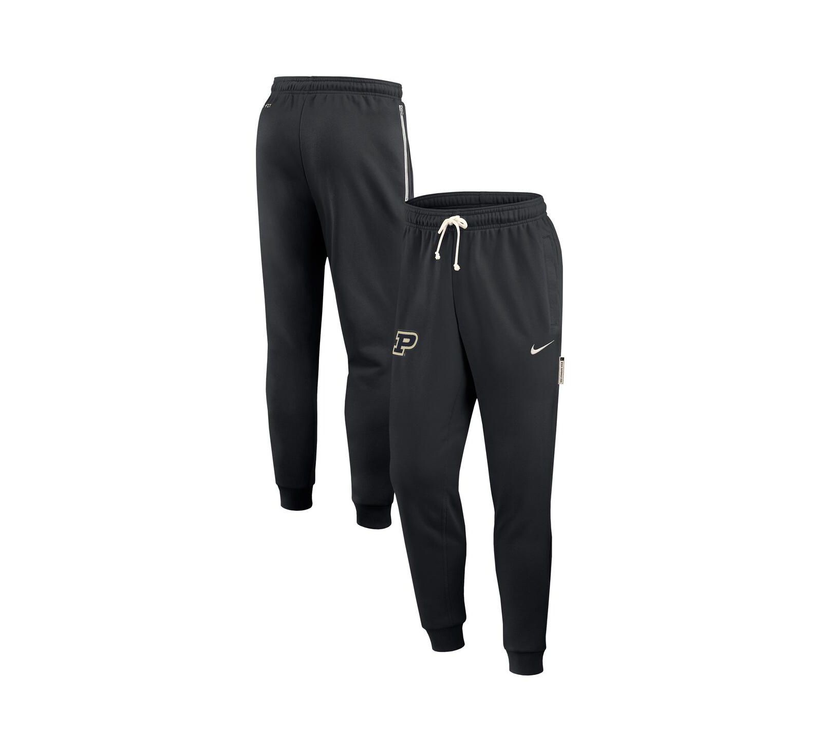 Nike Men's Black Purdue Boilermakers 2025 Sideline Performance Taper Pants