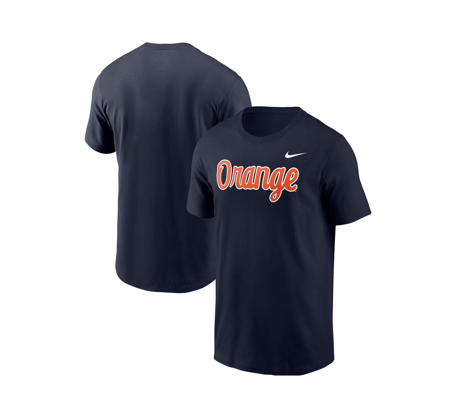 Мужская футболка Nike Navy Syracuse Orange Script