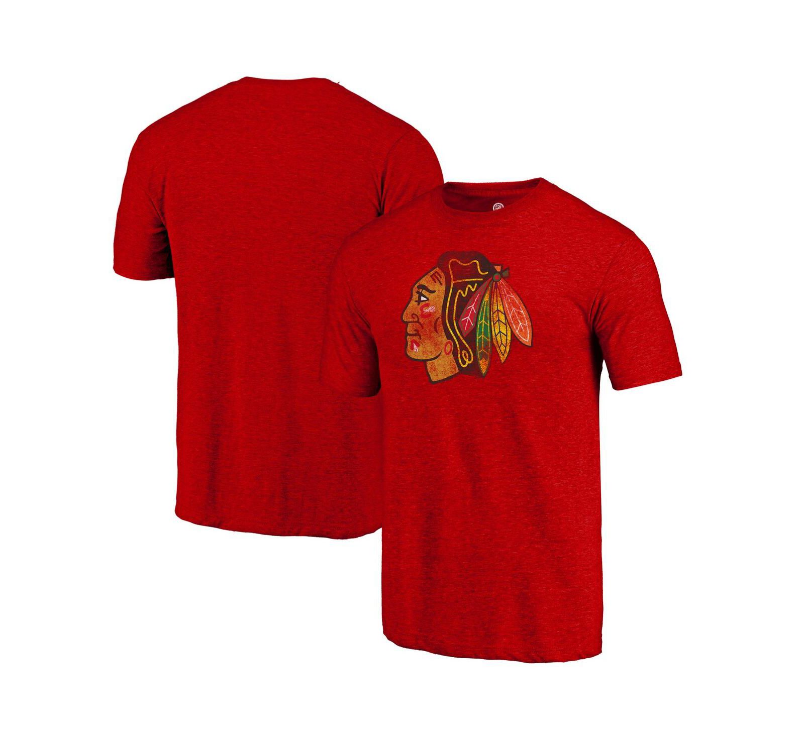 Fanatics Mto Label Мужская футболка Chicago Blackhawks, красная, трикотаж