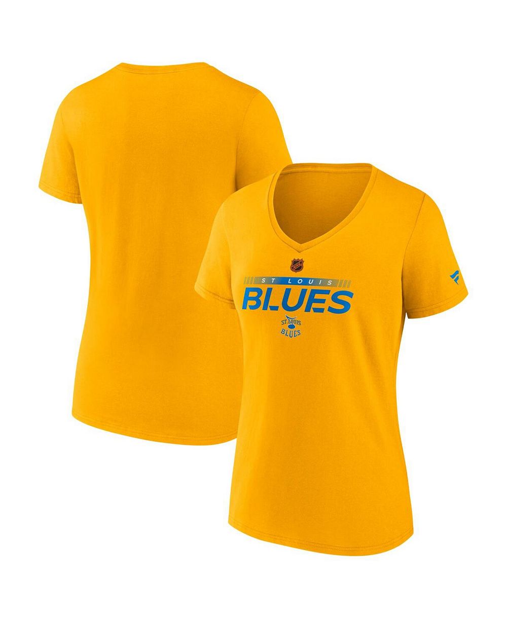 Женская футболка Fanatics St. Louis Blues Special Edition, золотая