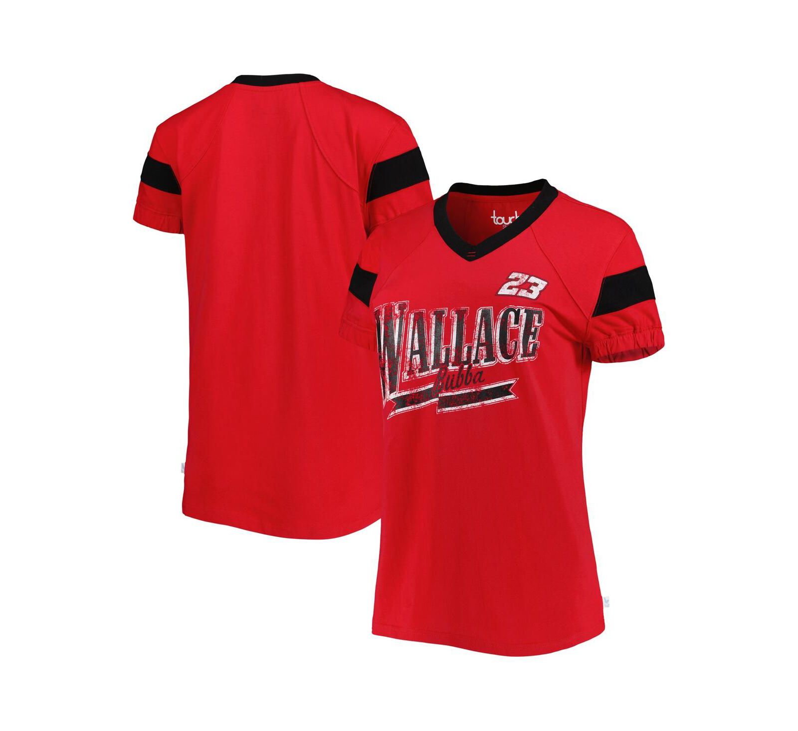 Женская футболка Touch Bubba Wallace Pre-Game V-Neck