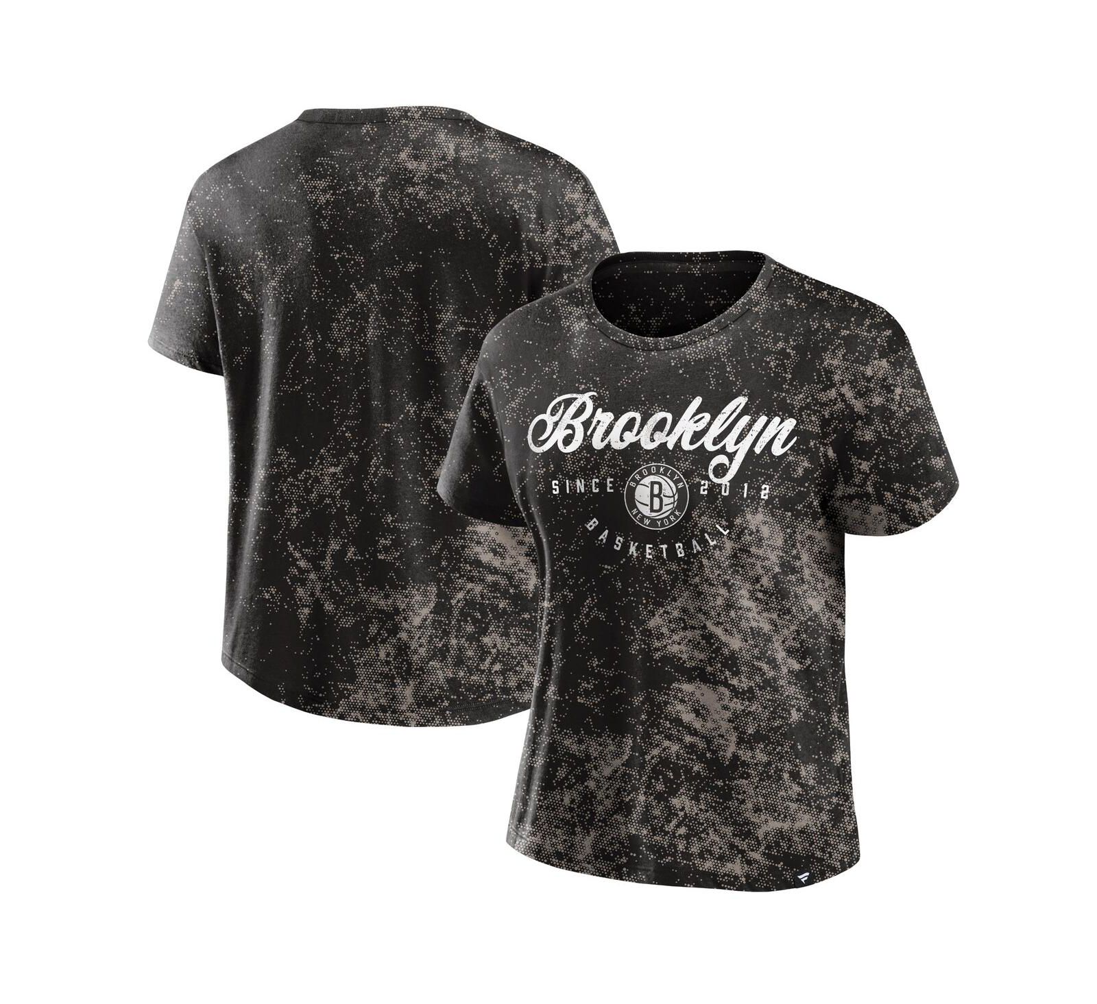 Женская футболка Fanatics Black Brooklyn Nets Breakaway