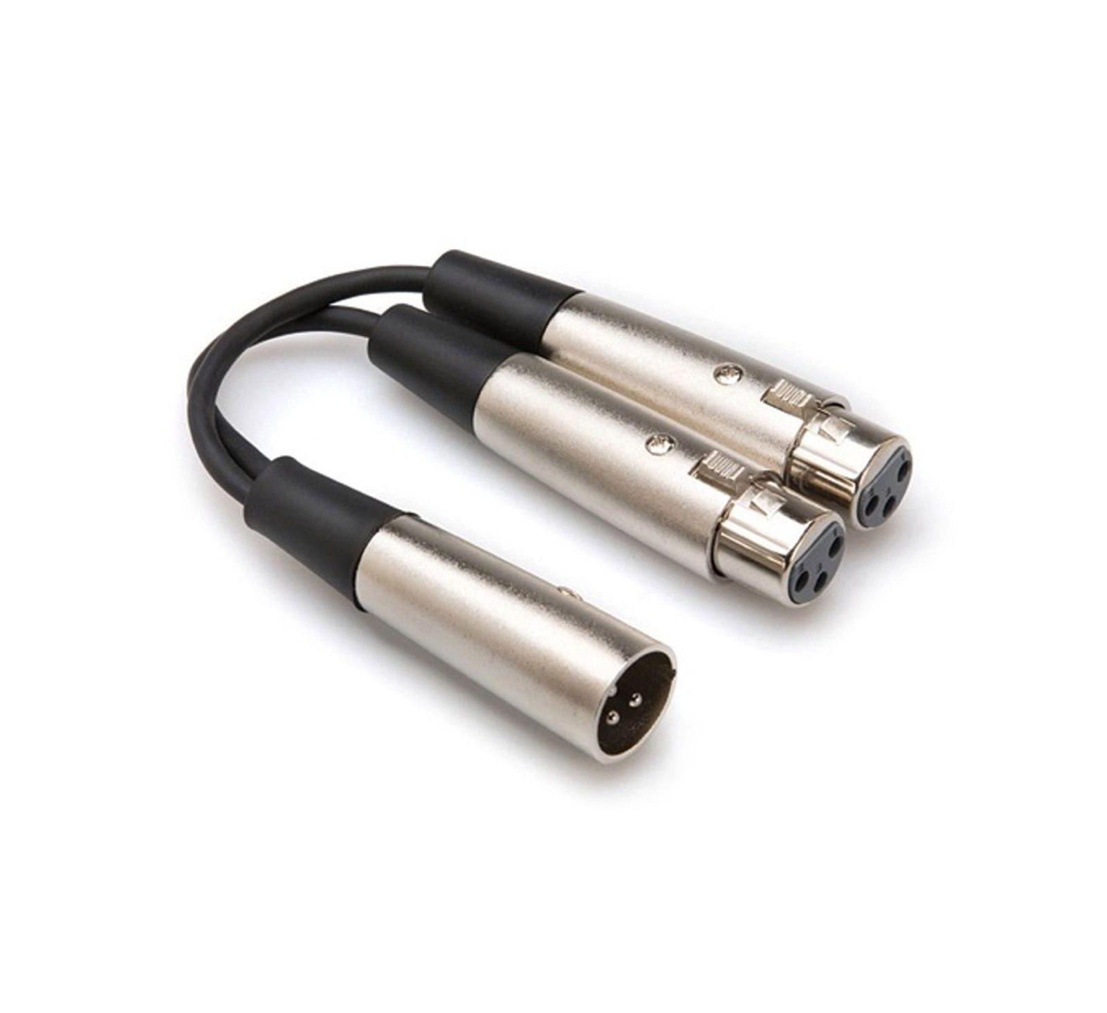 Кабель Hosa Technology Yxf-101.5 Dual XLR3F to XLR3M из бескислородной меди 18 дюймов