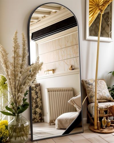 Напольное зеркало Antok Full Length Mirror, 64"x21" Arch Floor Standing Mirror