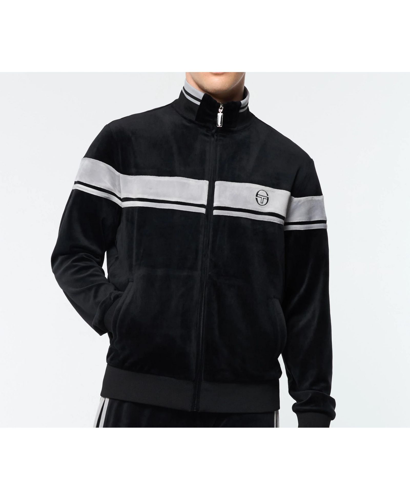 Sergio Tacchini Big & Tall Damarindo Velour Track Jacket