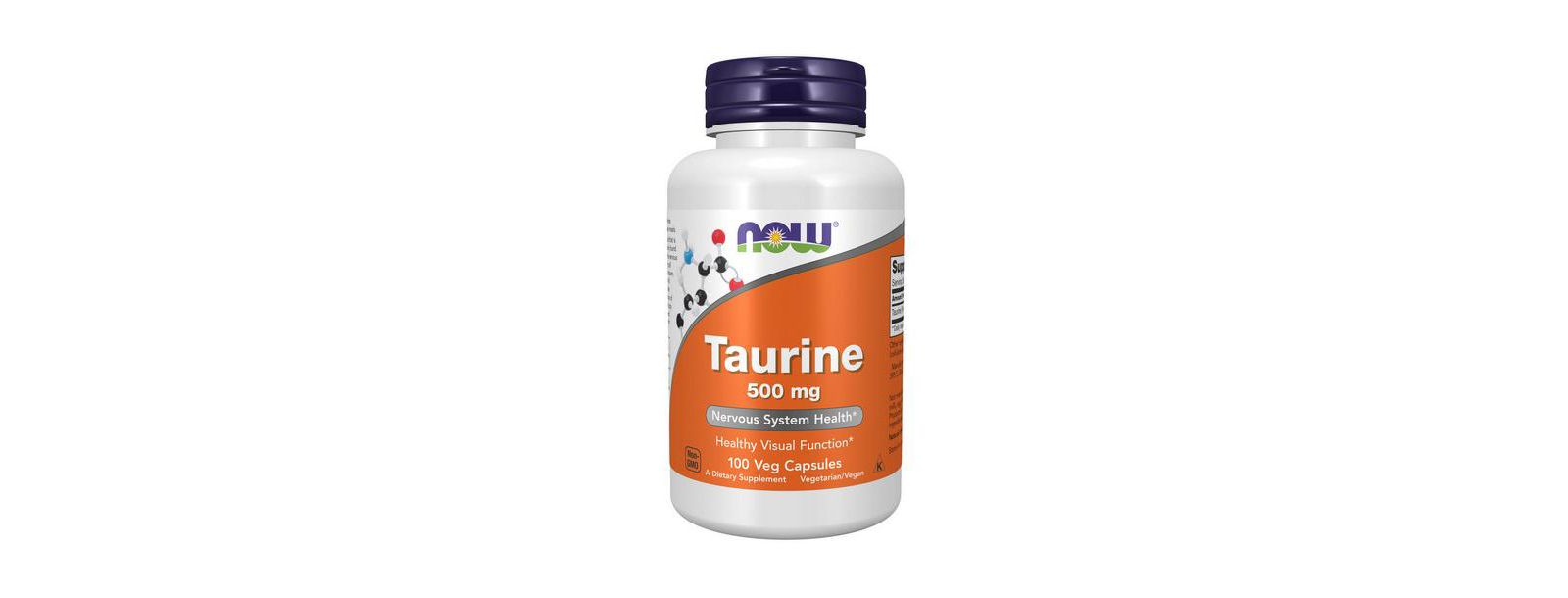 NOW Foods таурин, 500 mg, 100 капсул