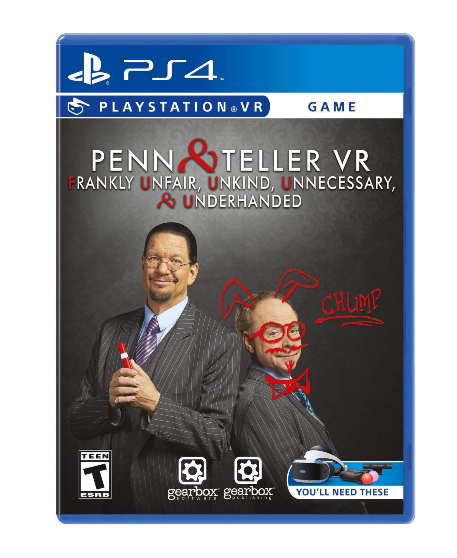 PlayStation 4 Gearbox Publishing Penn & Teller VR: Frankly Unfair
