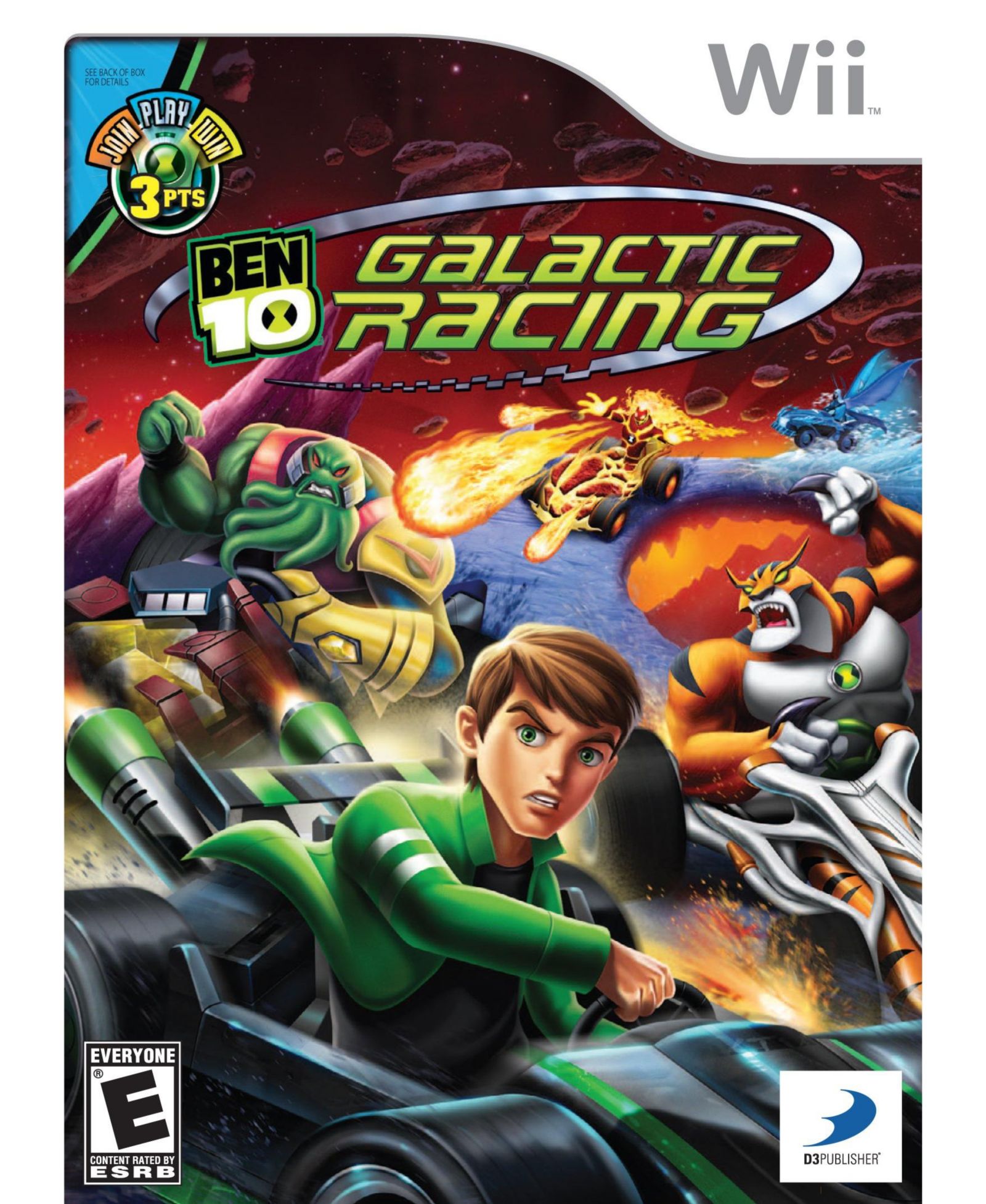 Ben 10 Galactic Racing от D3 Publisher для Nintendo Wii
