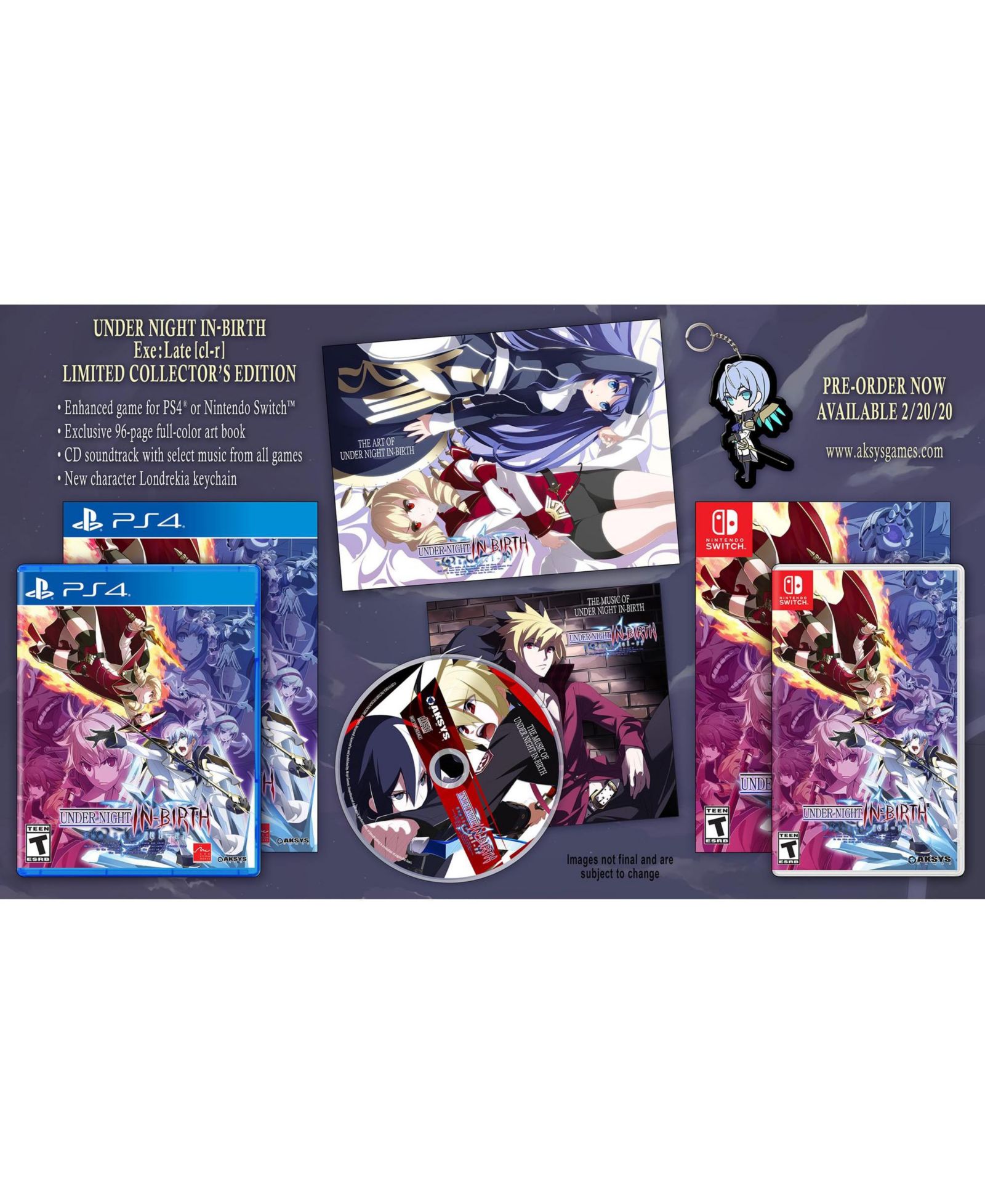 Under Night In-Birth Exe:Late[cl-r] Collector's Edition Nintendo Switch