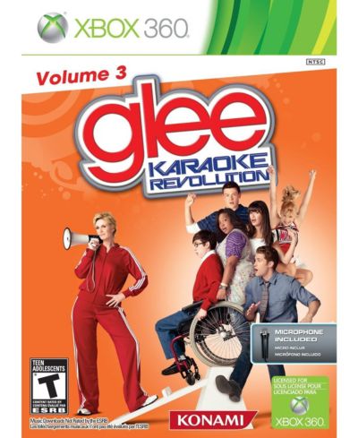 KONAMI Karaoke Revolution Glee: Volume 3 Bundle - Xbox 360