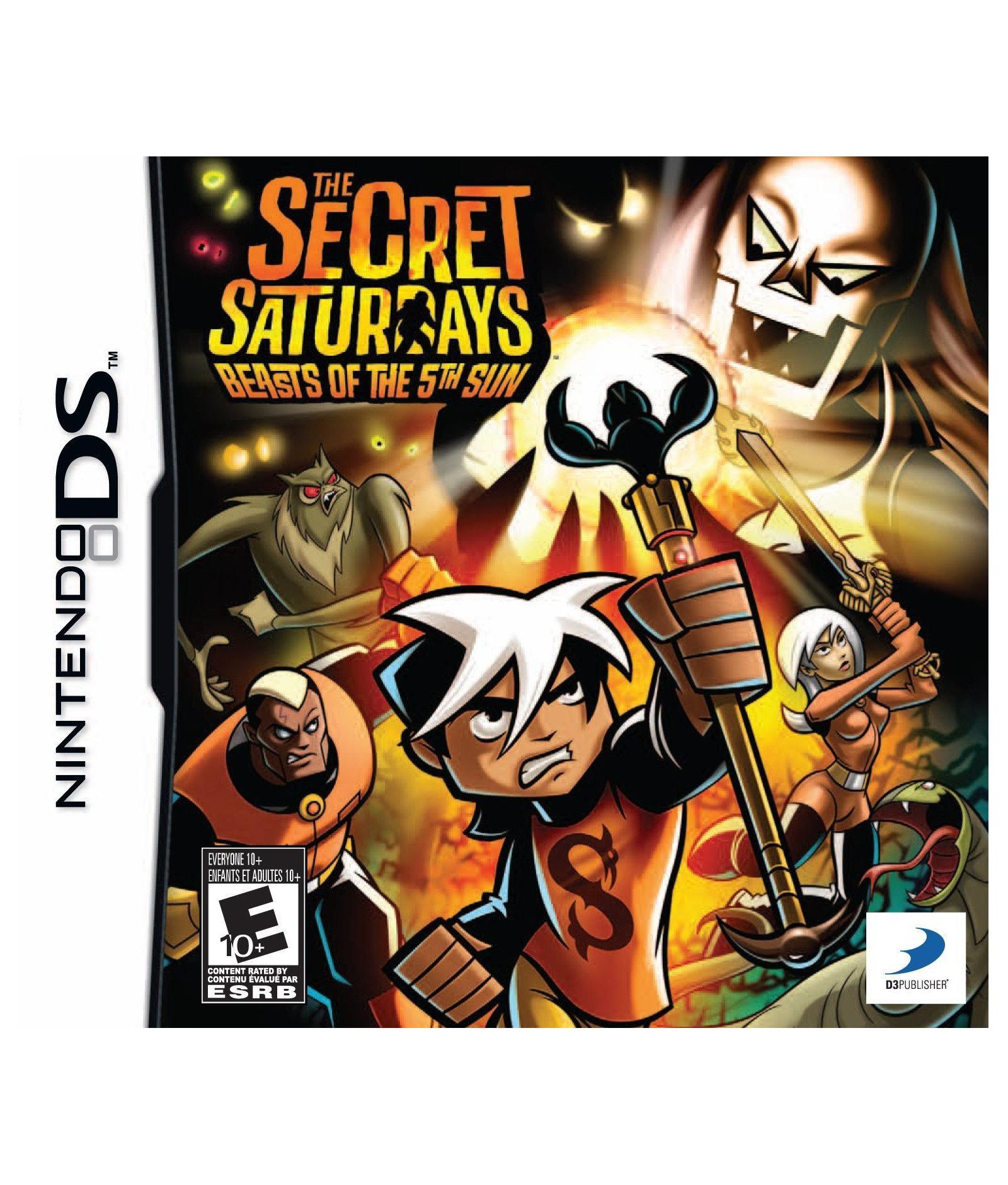 Игра D3 Publisher The Secret Saturdays: Beasts of the 5th Sun - Nintendo DS