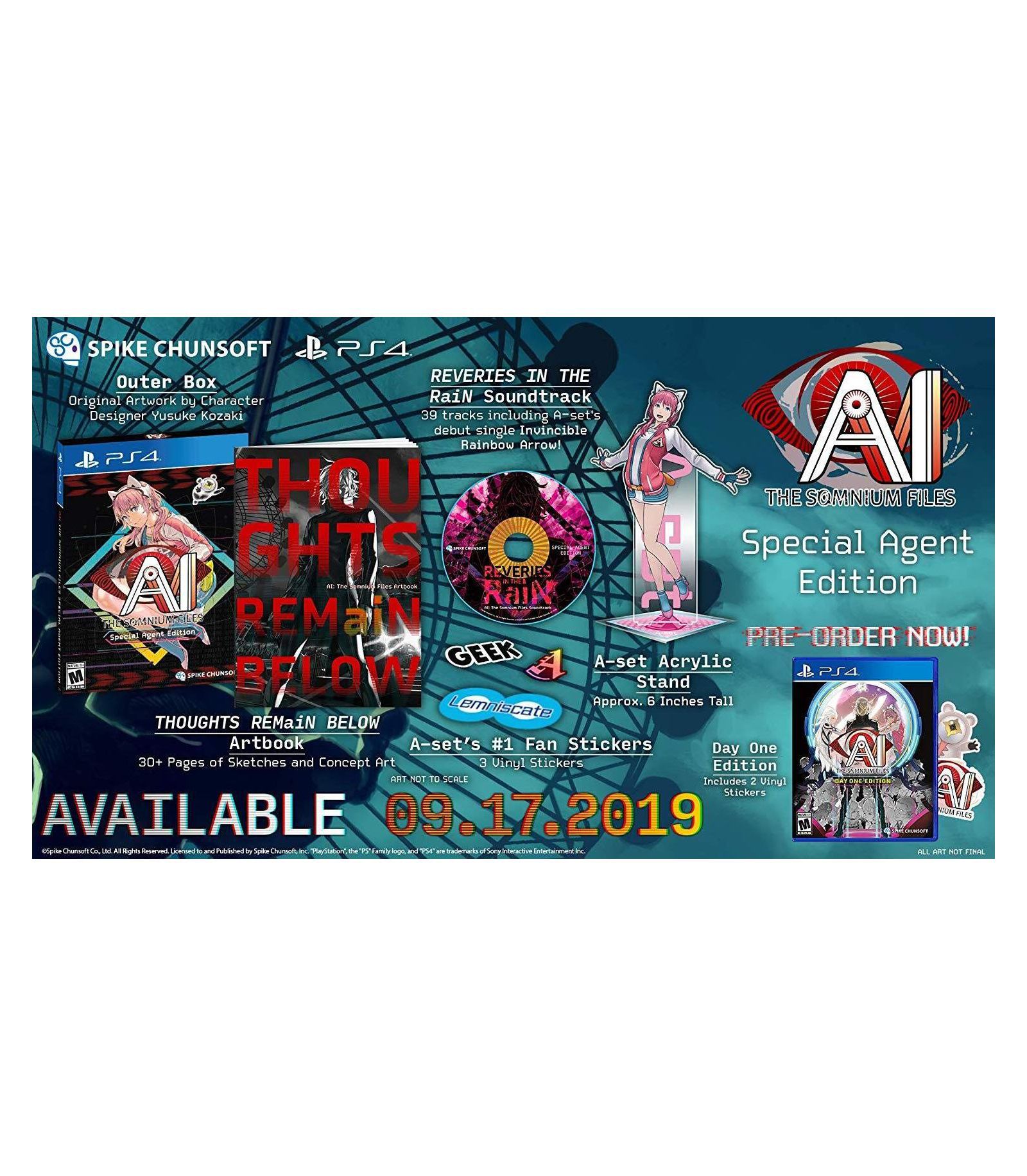Sega Al: Somnium Files Special Agent Limited Edition - PlayStation 4