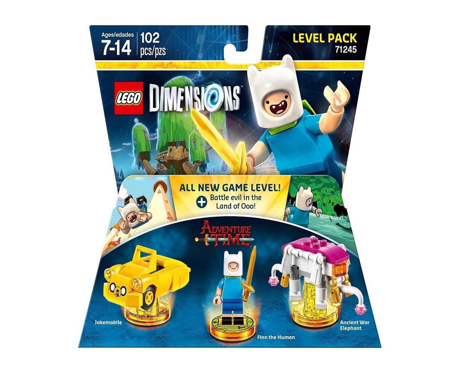 Warner Bros Lego Dimensions Adventure Time Миссия Набор уровней для игры