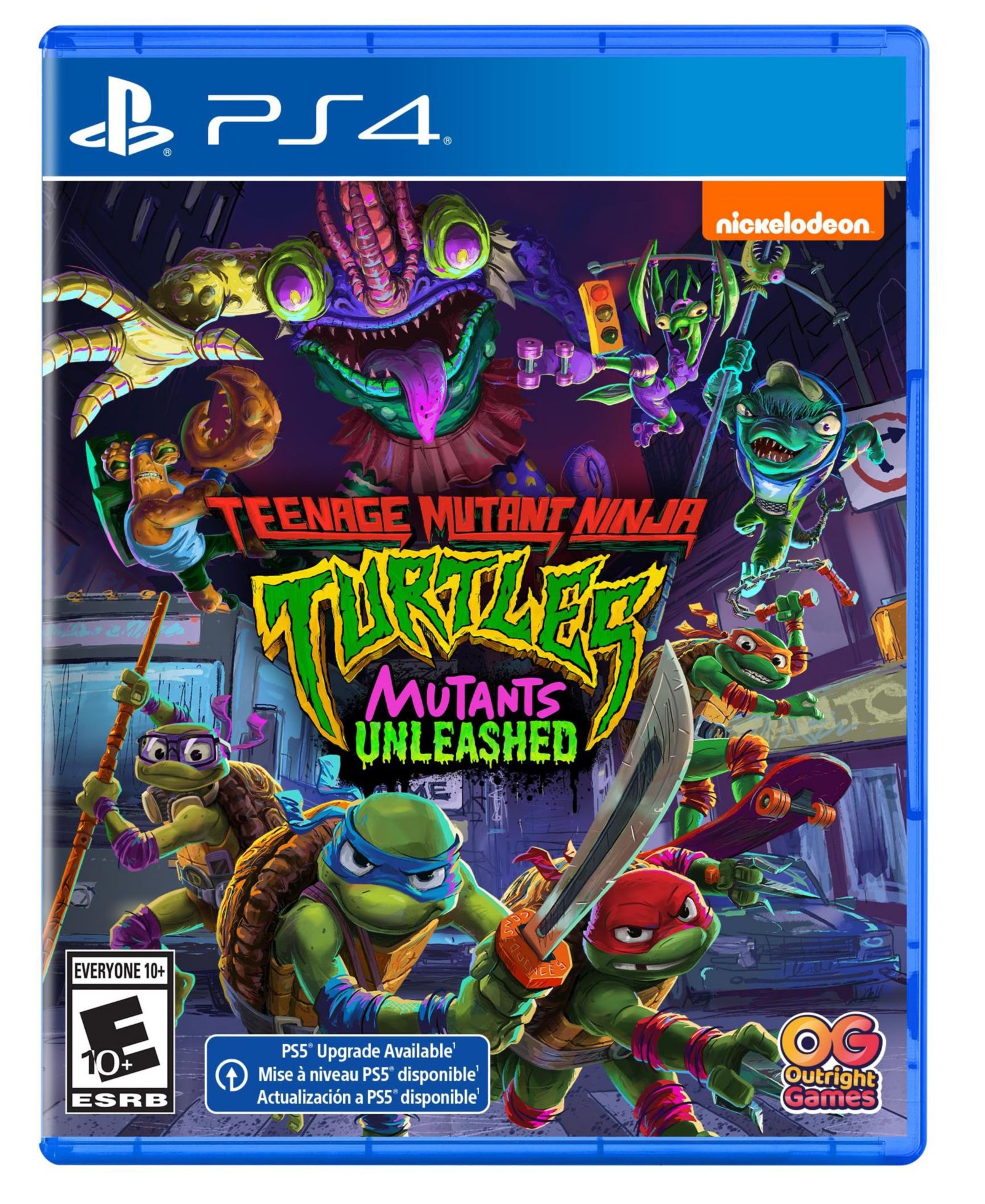 Teenage Mutant Ninja Turtles: Mutants Unleashed Action Adventure Co-op PlayStation 4