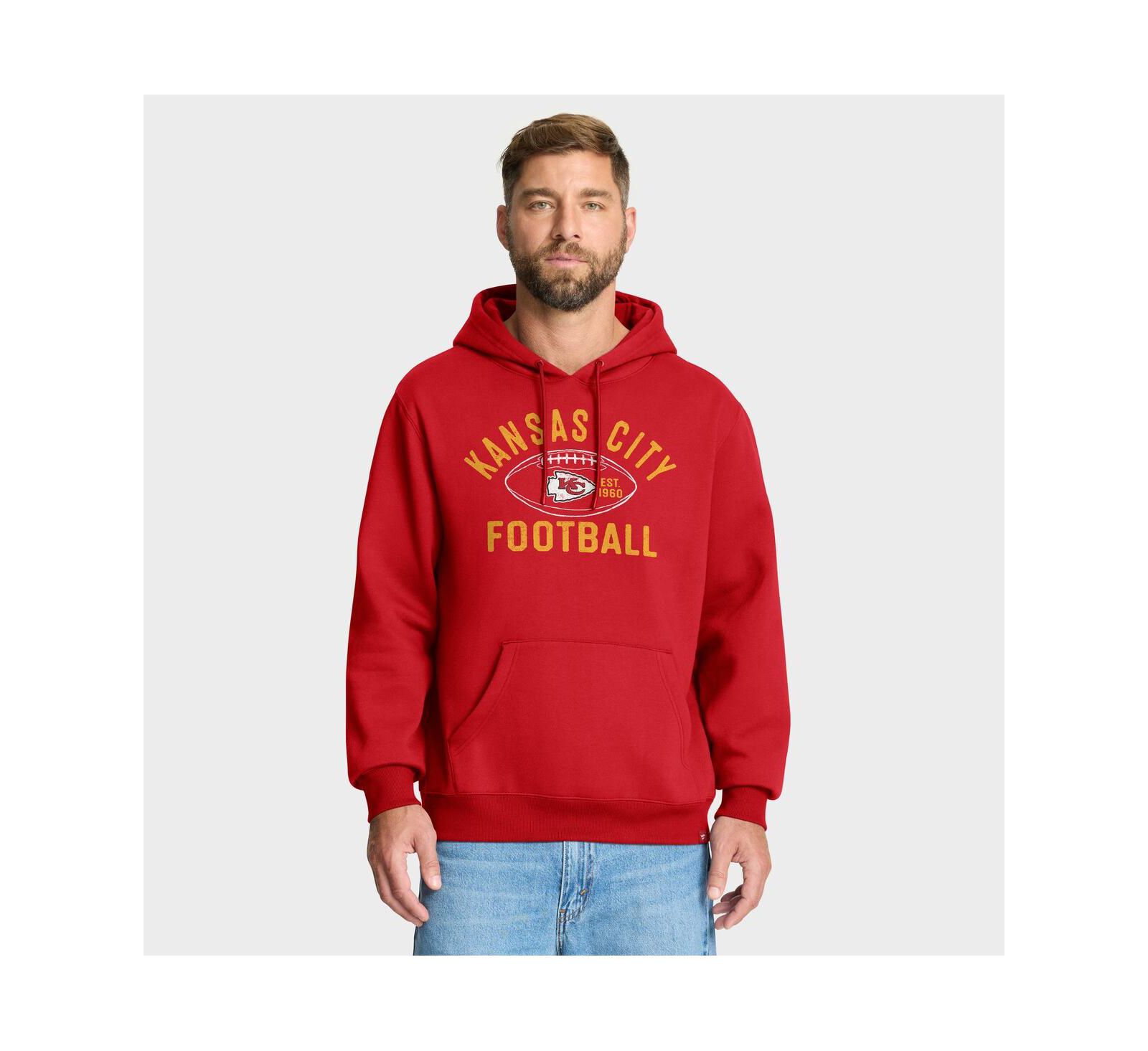 Мужское худи Fanatics Red Kansas City Chiefs Fumblerooski Legacy Pullover