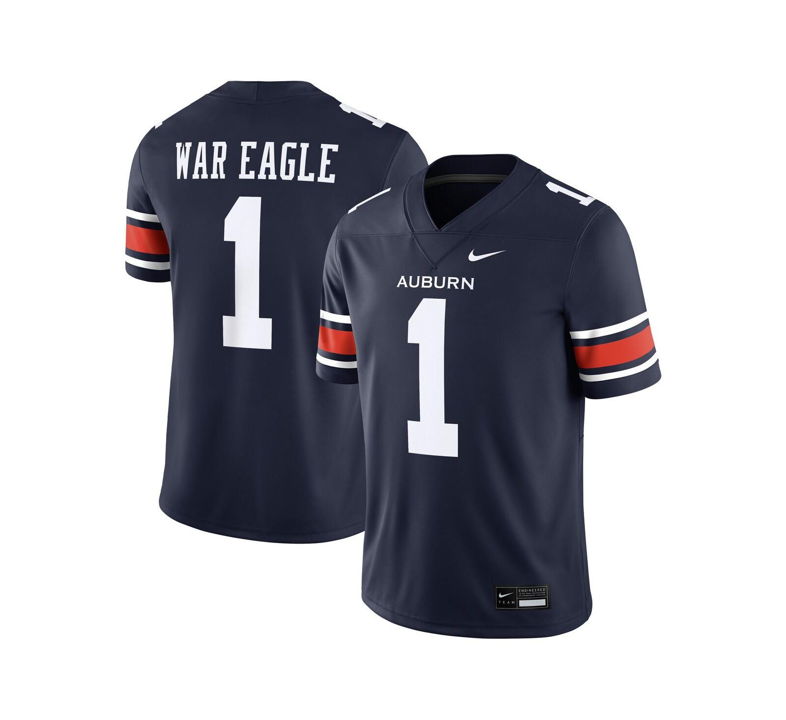 Nike Men's Navy Auburn Tigers Home Football Game Jersey
