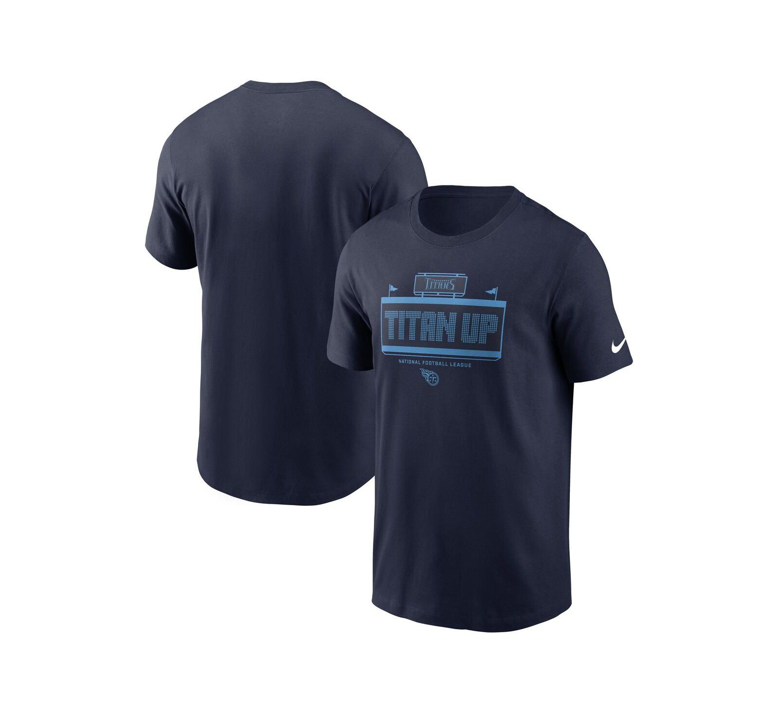 Мужская футболка Nike Tennessee Titans Primetime Local Essential, темно-синяя