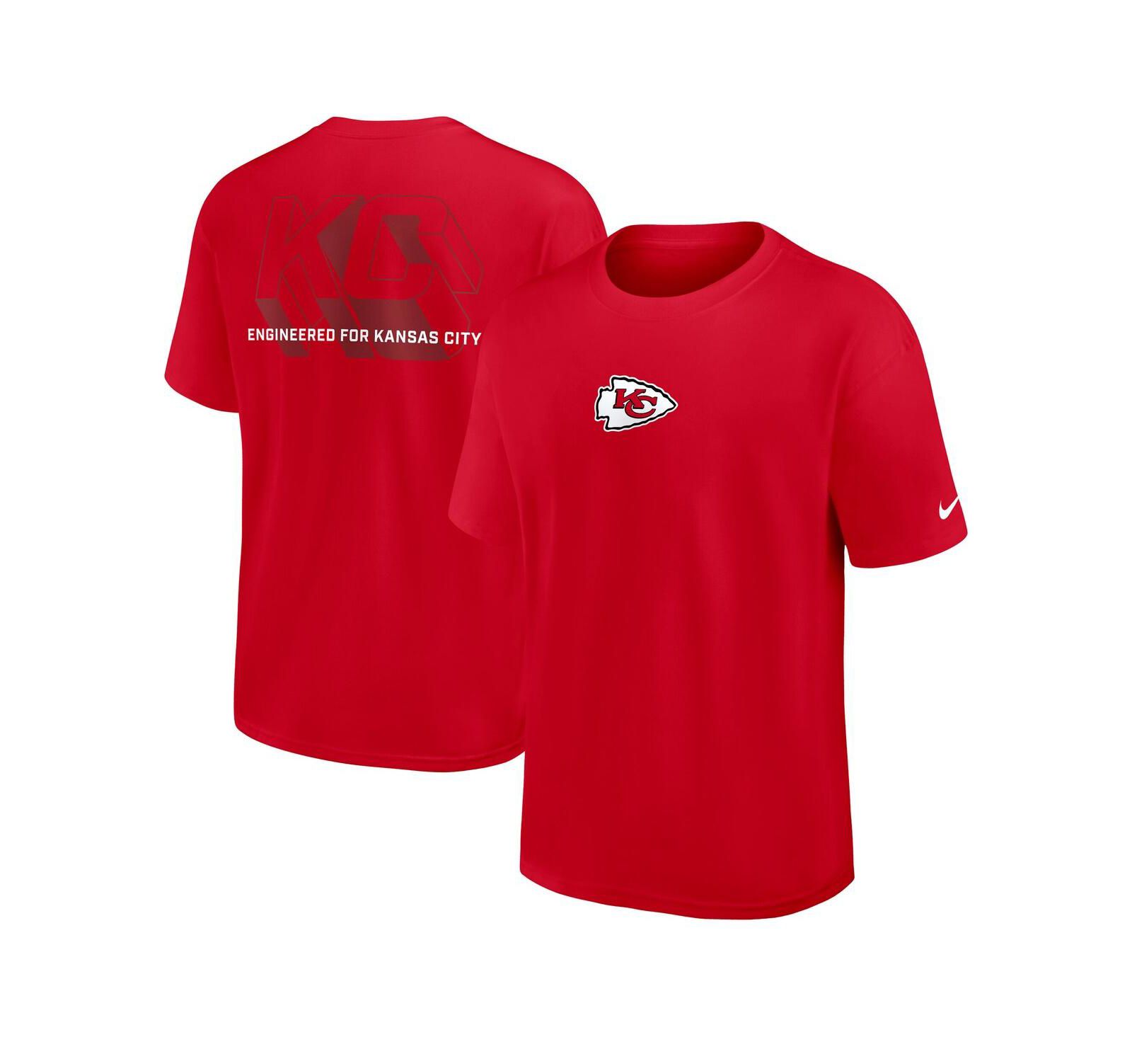 Футболка Nike Men's Red Kansas City Chiefs Dominate the Game Essential Max90