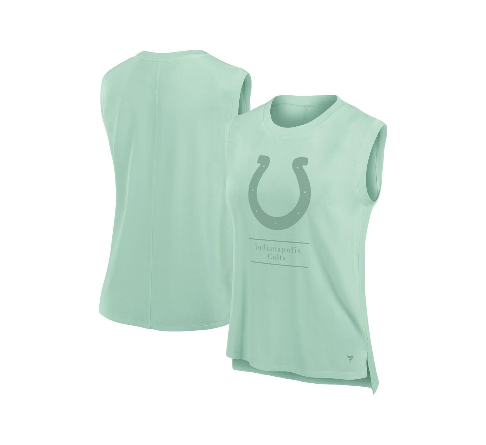 Женский майка Fanatics Mint Indianapolis Colts Studio Embrace
