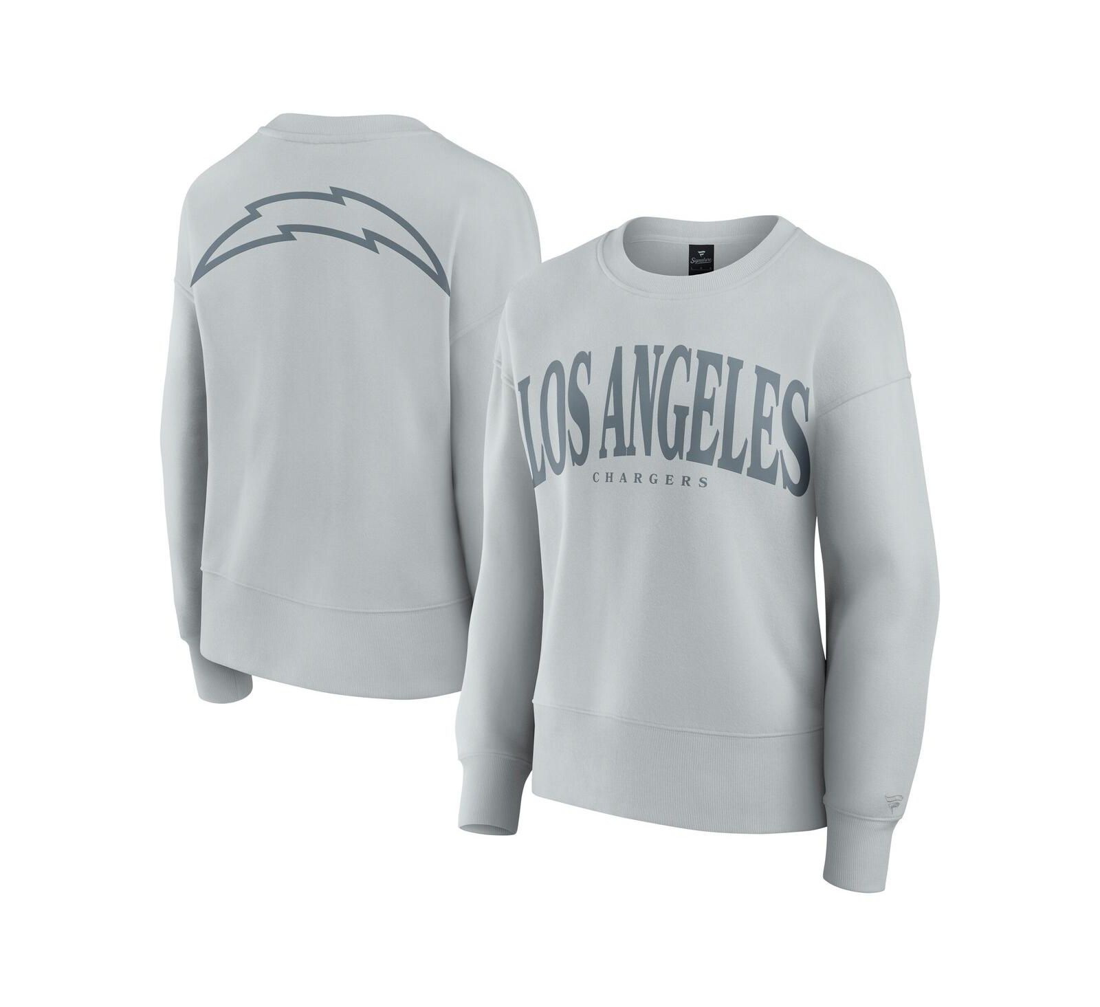 Свитшот Fanatics Women's Los Angeles Chargers Elements Pullover, серый
