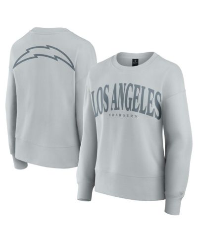 Свитшот Fanatics Women's Los Angeles Chargers Elements Pullover, серый
