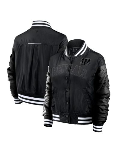 Fanatics Women's Black Cincinnati Bengals Elements Wave Full-Snap Jacket