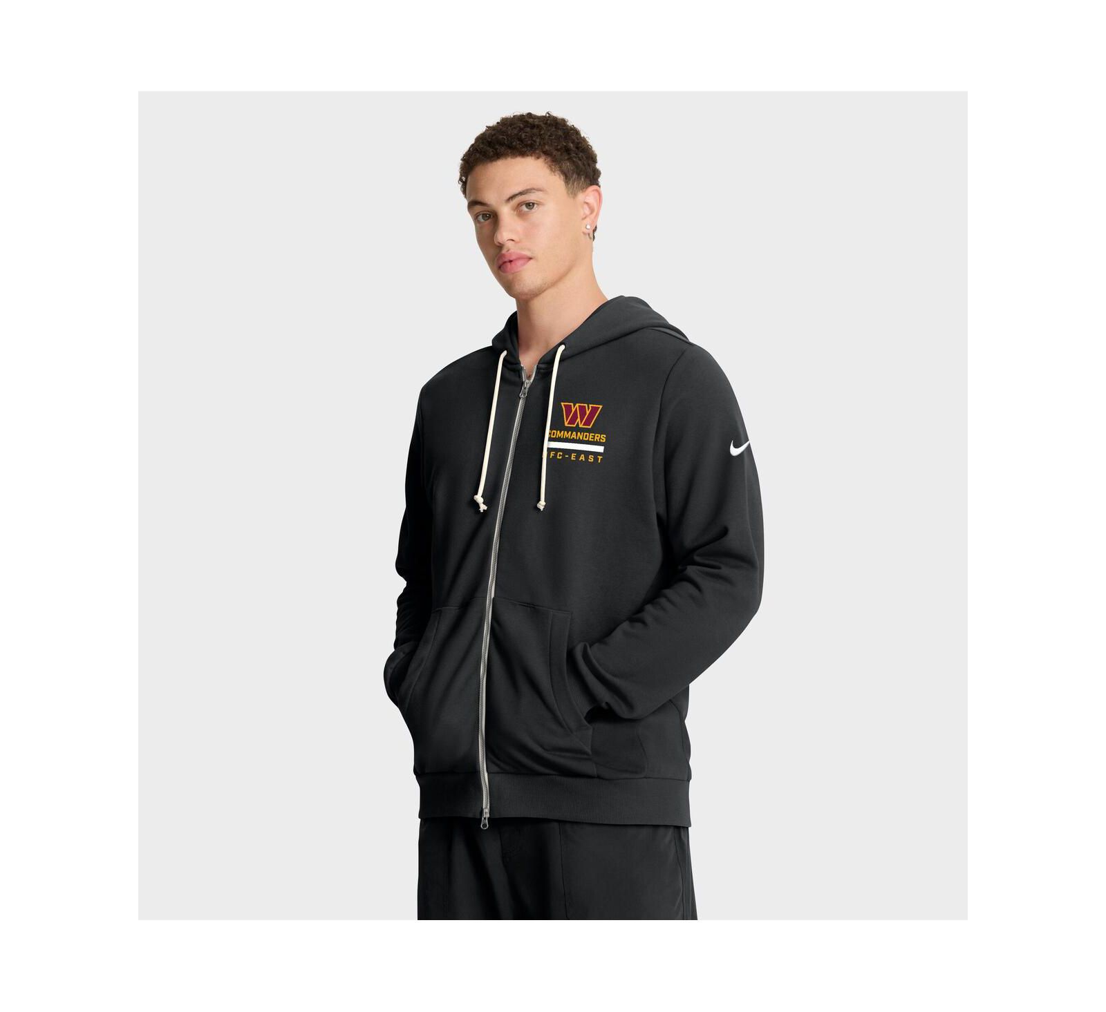 Мужская слитная толстовка Nike Black Washington Commanders Sideline Standard Issue Utility Player Dri-FIT Full-Zip