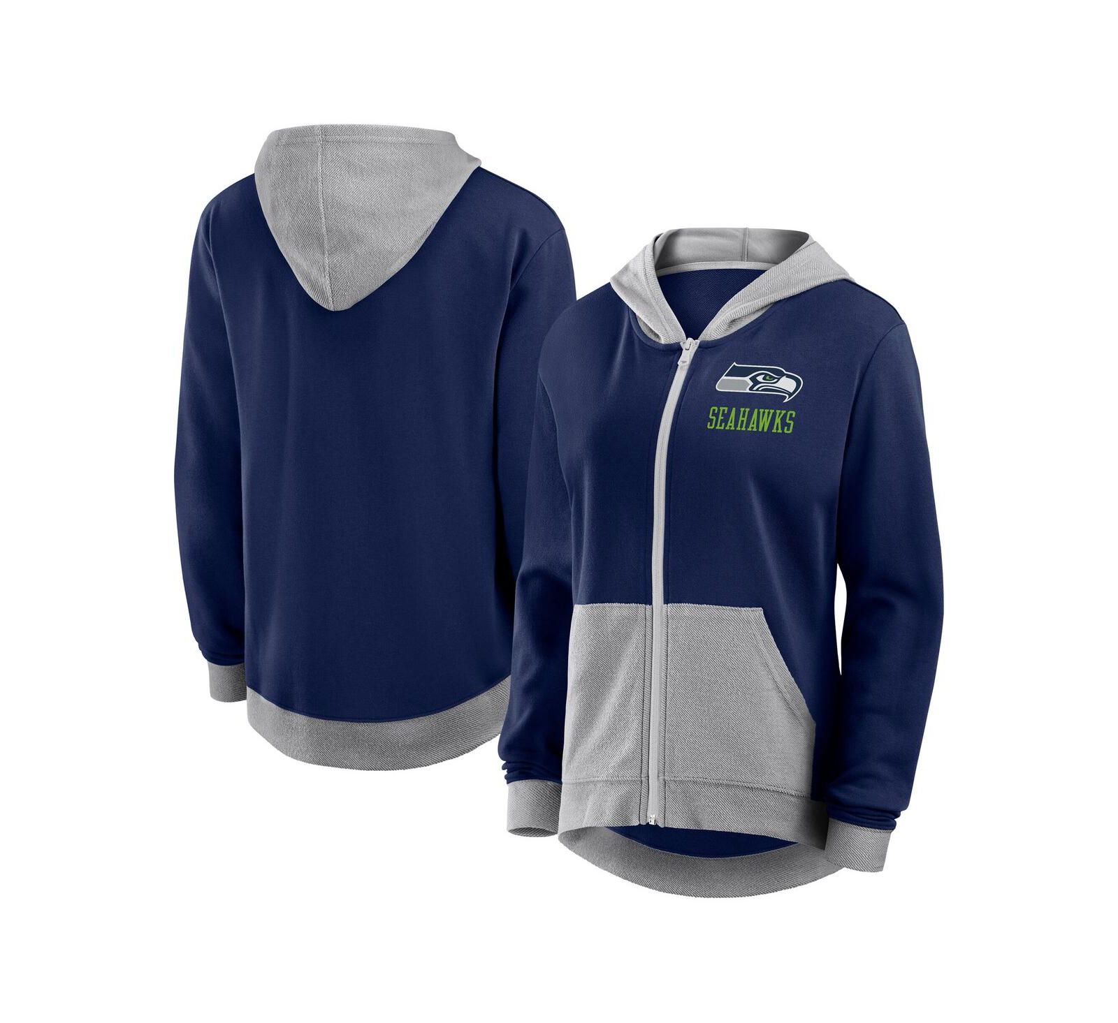 Logo Athletic Женский худи Seattle Seahawks Hit It French Terry Full-Zip