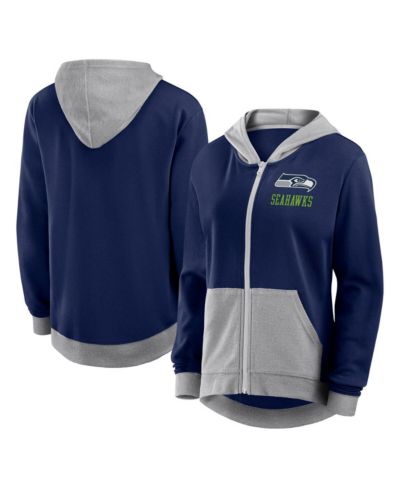 Logo Athletic Женский худи Seattle Seahawks Hit It French Terry Full-Zip