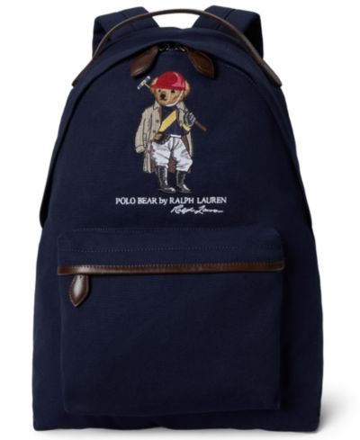 Polo Ralph Lauren Men's Polo Bear Canvas Backpack