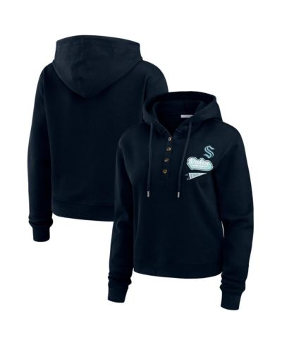 Женское худи WEAR by Erin Andrews Deep Sea Blue Seattle Kraken