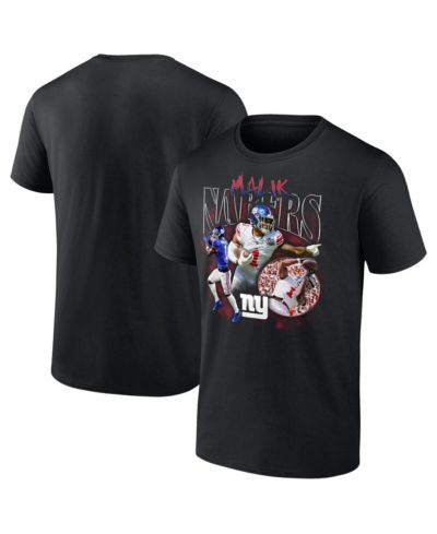 Fanatics Men's Malik Nabers Black New York Giants Notorious Player Graphic T-Shirt