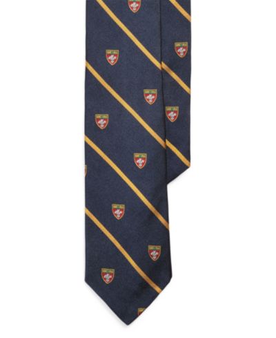 Polo Ralph Lauren Men's Striped Silk Narrow Club Tie