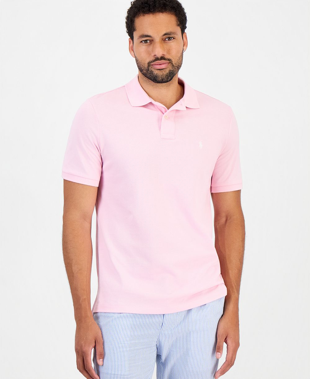Polo Ralph Lauren мужская классическая футболка-поло с сетчатой вставкой классического кроя
