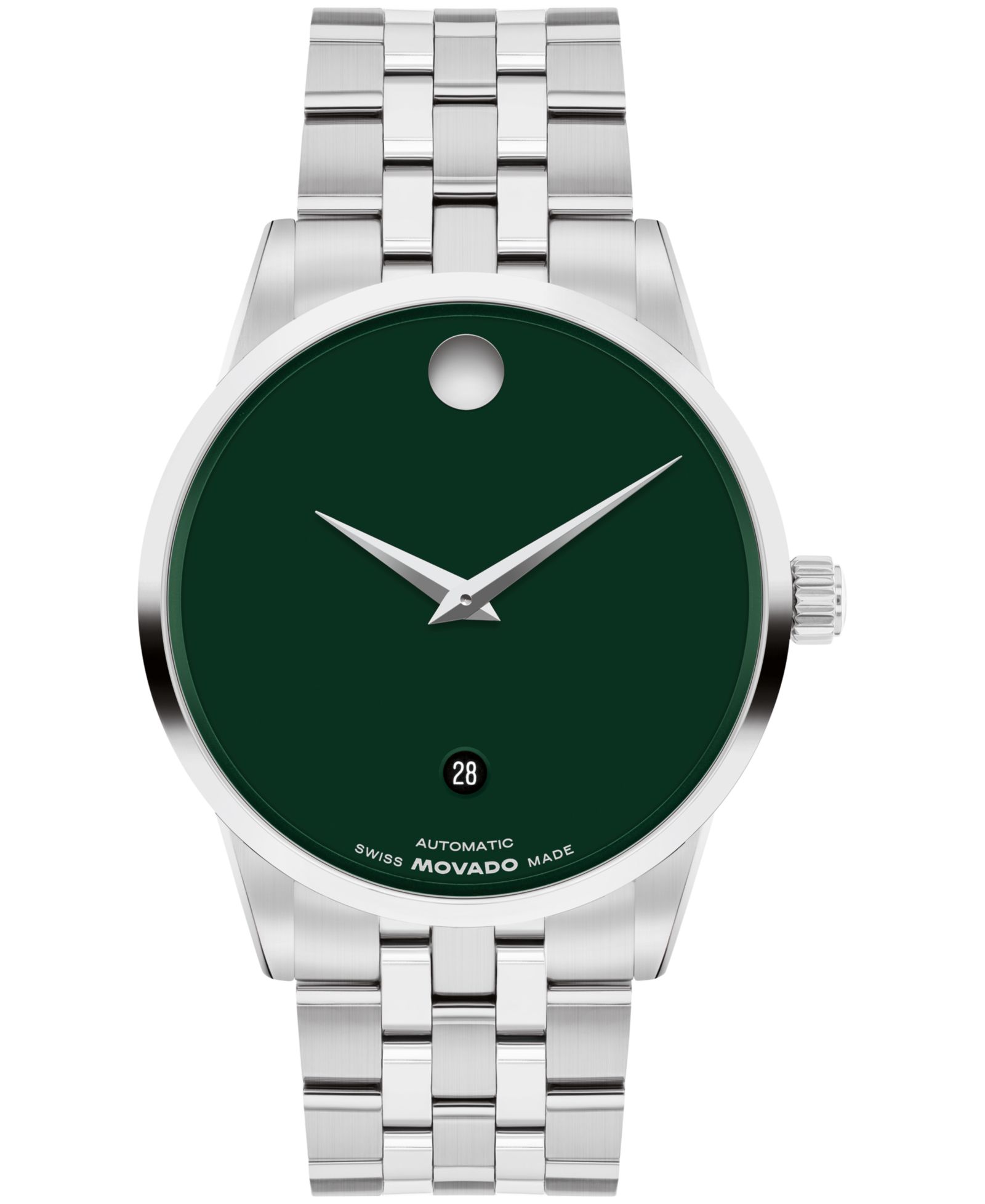 Movado Мужские классические автоматические часы Museum Classic из нержавеющей стали 40mm