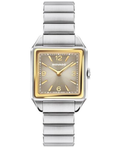 Movado Women's 1917 Swiss Quartz Stainless Steel Watch, 25 X 34.1mm