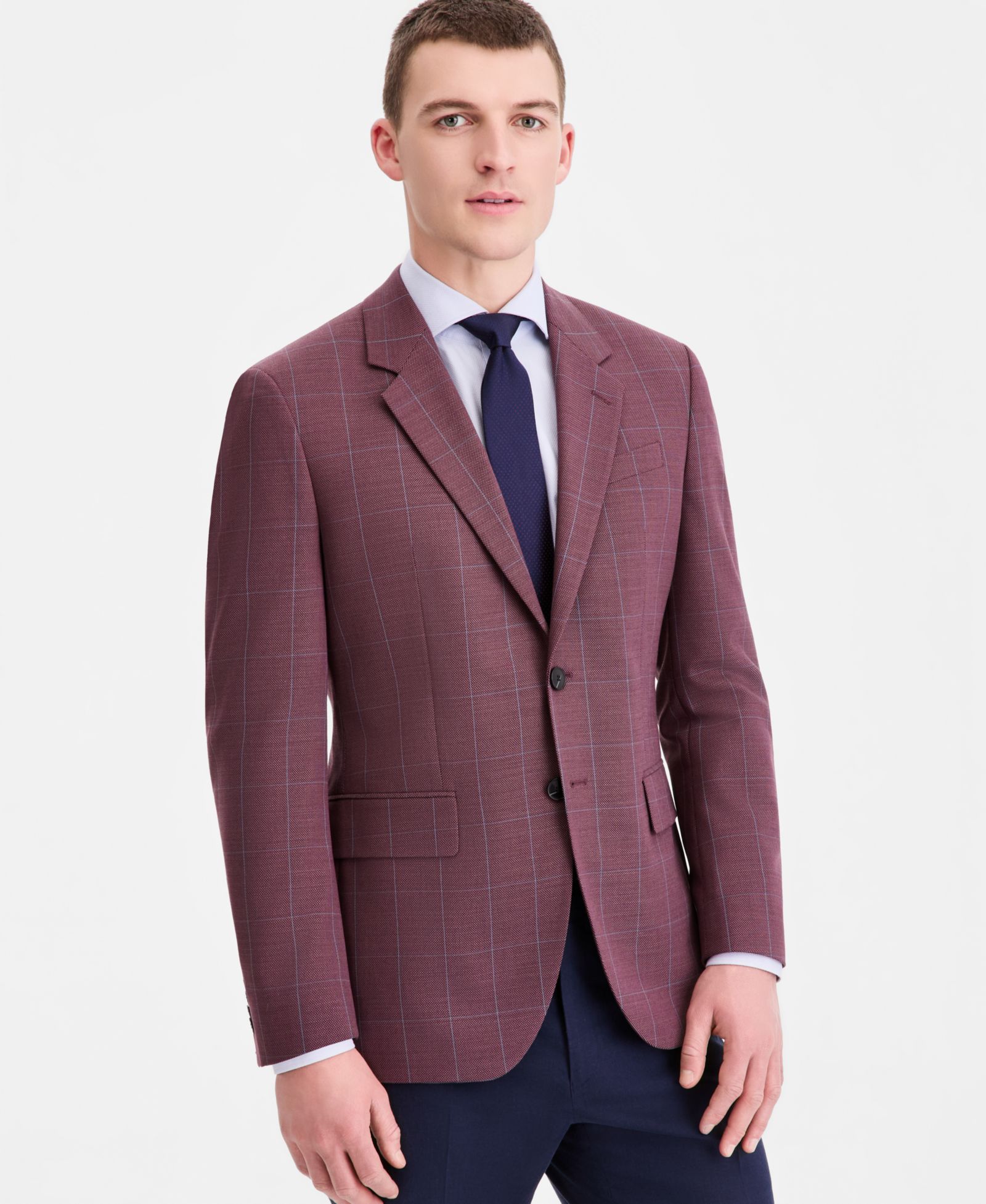 Men's Modern-Fit Blue Blazer