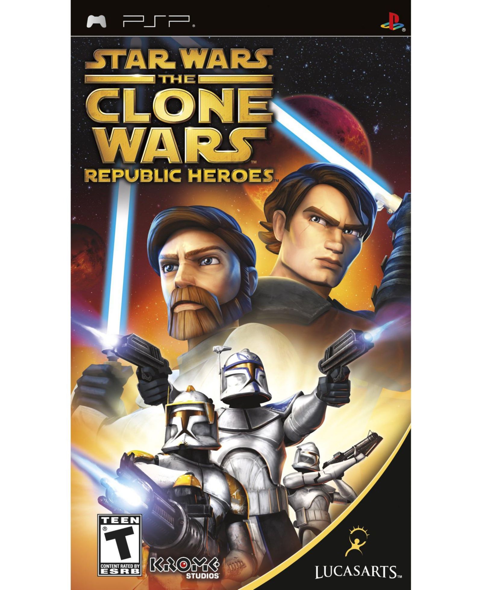 Lucas Arts Star Wars the Clone Wars: Republic Heroes - PlayStation Portable