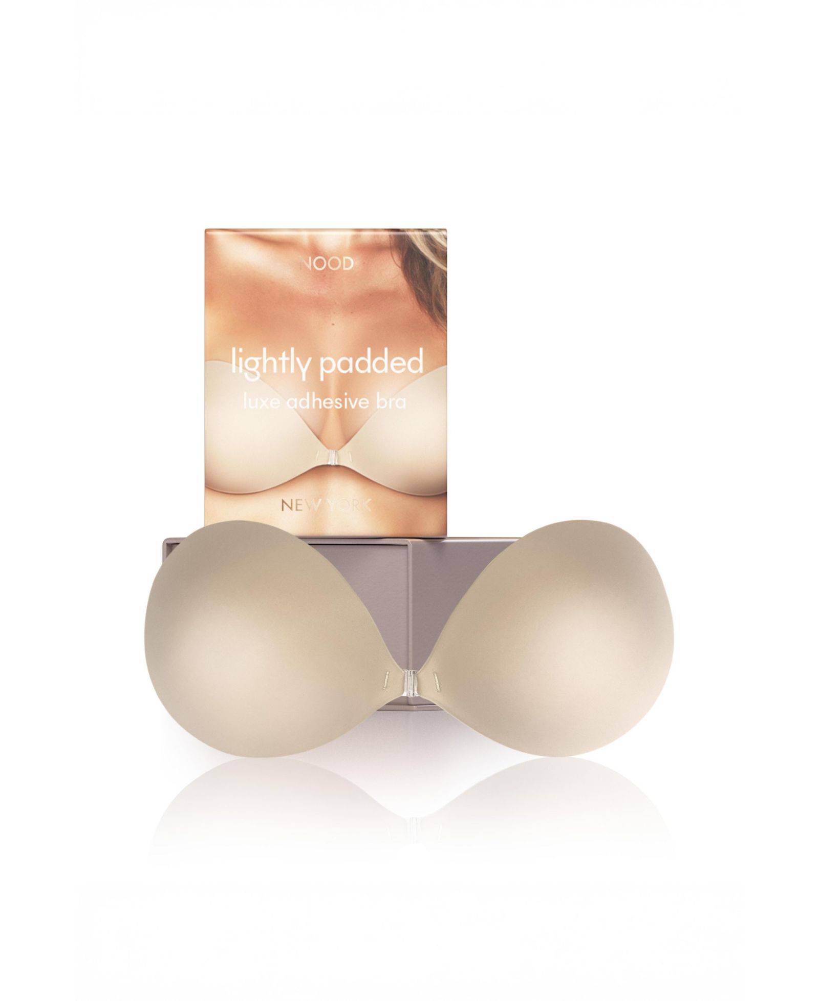 NOOD Women's Lightly Padded Luxe Adhesive Backless, Strapless Reusable Bra