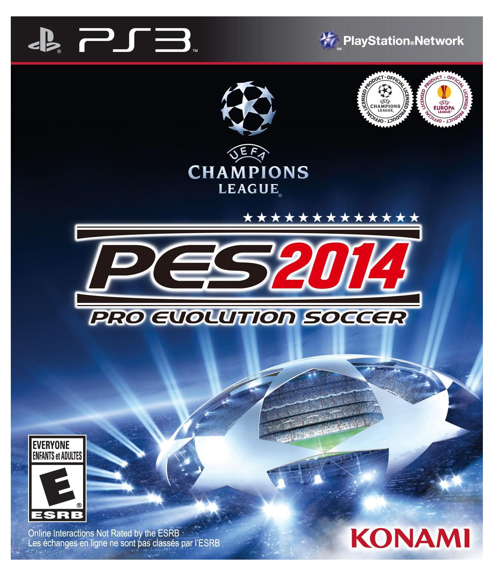 Konami Pro Evolution Soccer 2014 для PlayStation 3