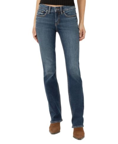 Женские джинсы Silver Jeans Co. Suki Mid Rise Curvy Fit Slim Bootcut