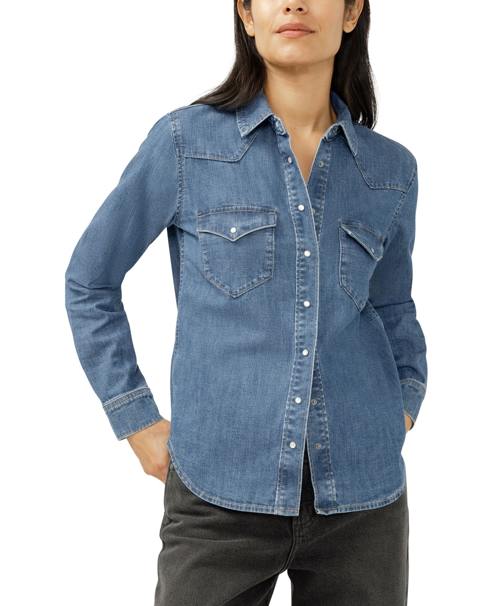 Женская джинсовая рубашка Silver Jeans Co. Western