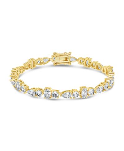 Sterling Forever Billie Cubic Zirconia Tennis Bracelet