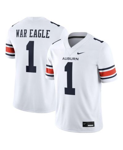 Мужская игровая джерси Nike White Auburn Tigers Away Football Game