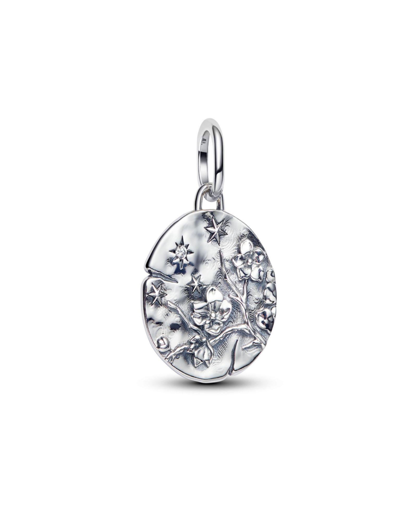 Pandora Sterling Silver Cherry Blossom Medallion Charms